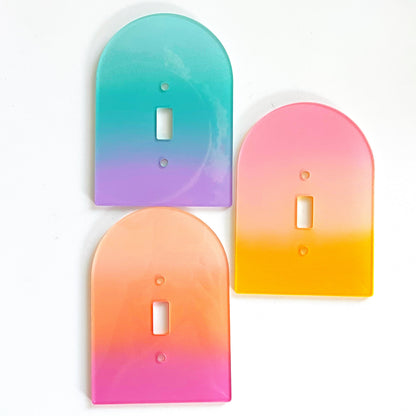 Arch light switch plate by Kailo Chic