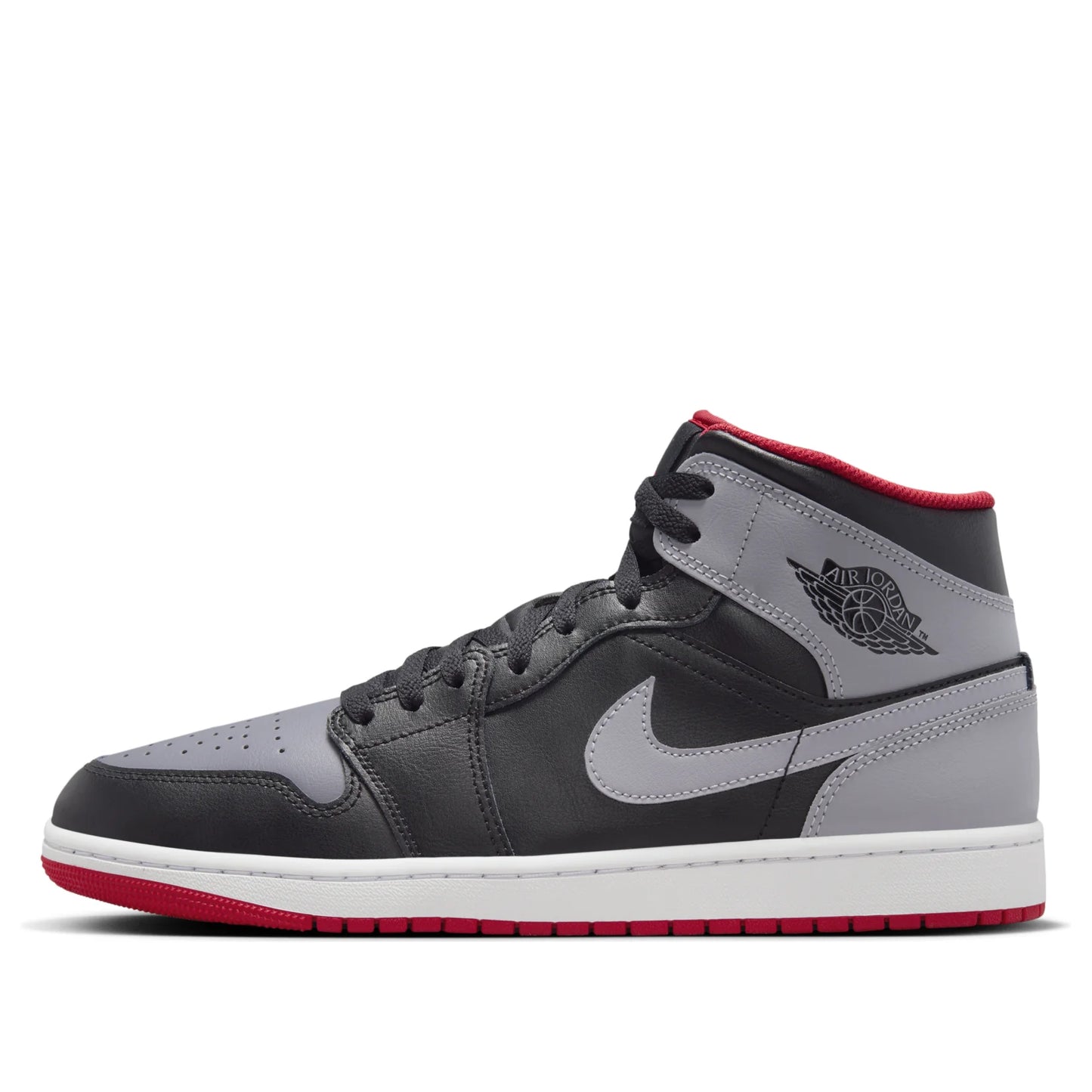 Jordan 1 Mid - Bred Shadow (Size US Mens 13)