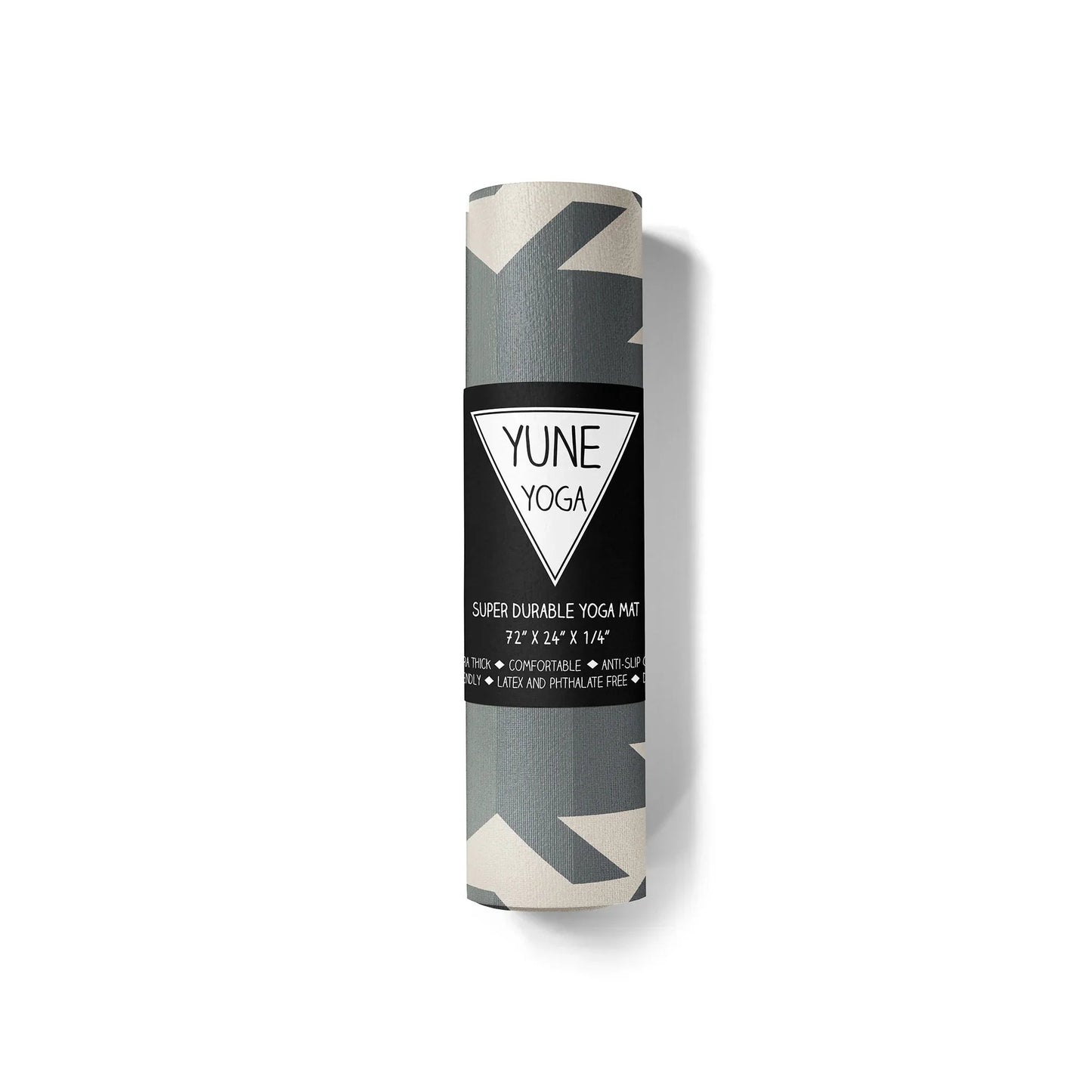 Obsidian Ridge Yoga Mat – 6 mm Extra Thick, Double-Sided Non-Slip, Eco-Friendly PER with UV-Printed Design | Yune Yoga