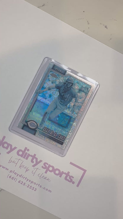Elly De La Cruz -5/0 (2026 Topps Chrome Frozen Fractor)