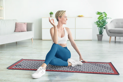 Yoga Mat | 6mm Thick | Blue | Non-Slip | Eco Friendly | Yune Yoga | Reiko