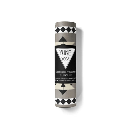 Yoga Mat | 6mm Thick | Gray | Non-Slip | Eco Friendly | Yune Yoga | Scorpion Bay