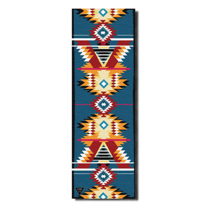 Yoga Mat | 6mm Thick | Multi Color Striped | Non-Slip | Eco Friendly | Yune Yoga | Snake River