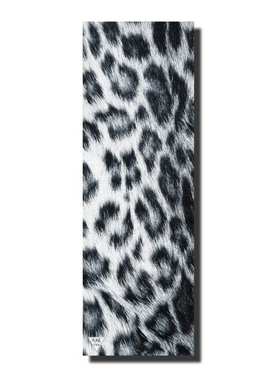 Snow Leopard Print Sustainable Yoga Mat – Ultra Grip + Eco PER | Yune