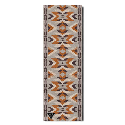 Teton Canyon Yoga Mat – 6 mm Extra Thick, Double-Sided Non-Slip, Eco-Friendly PER with Multi-Color Canyon Stripe Design | Yune Yoga