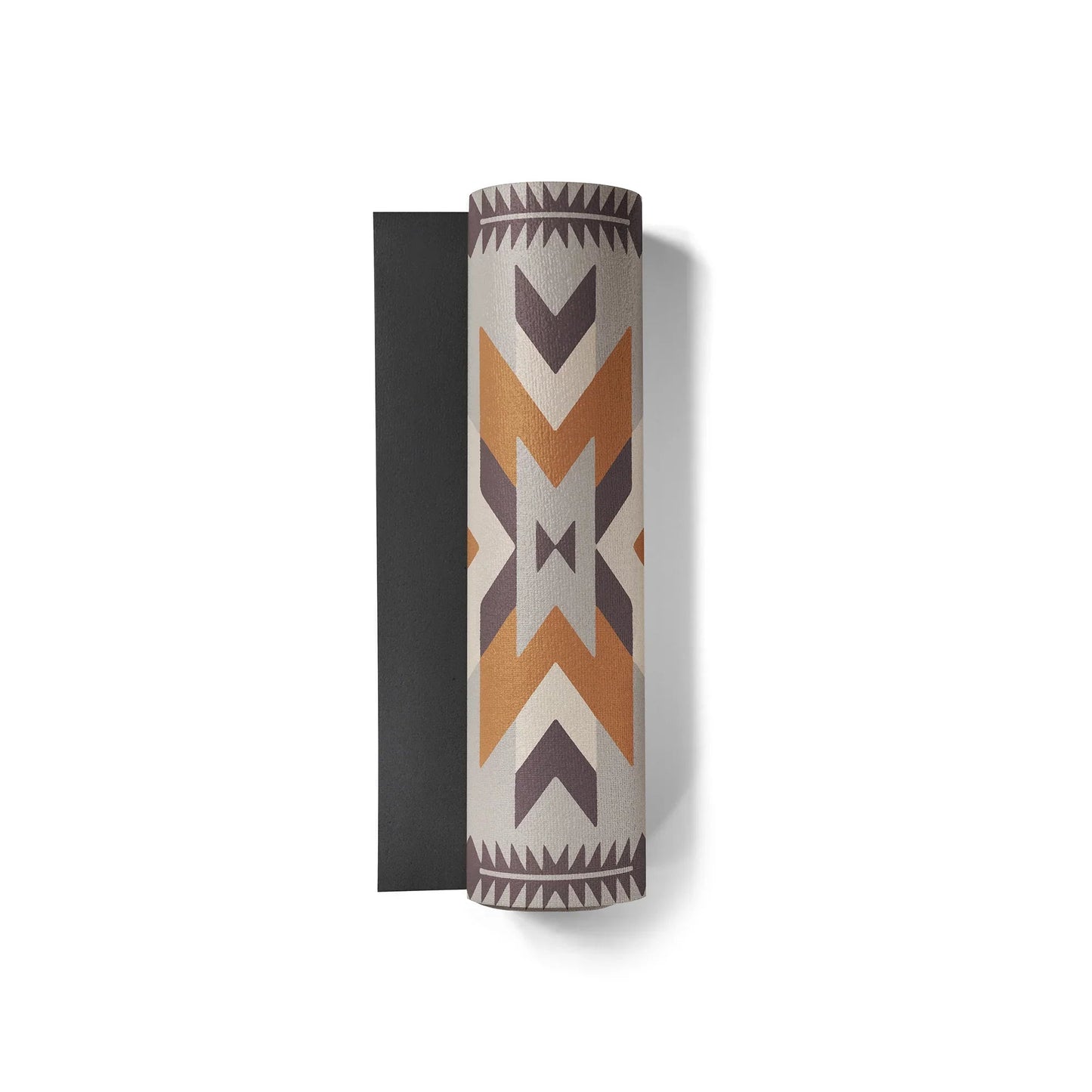 Teton Canyon Yoga Mat – 6 mm Extra Thick, Double-Sided Non-Slip, Eco-Friendly PER with Multi-Color Canyon Stripe Design | Yune Yoga