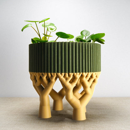 Verdant Canopy Footed Pedestal Bowl, NOBLE by Rosebud HomeGoods