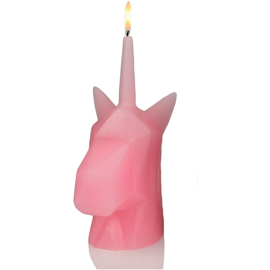 GUTE Pink Unicorn Head Candle 8" H, for Kids, Unicorn Lovers, Unique Unicorn Candle, Unicorn Gifts, Animal Candle, Burns up to 6.5 Hours! by Gute Decor