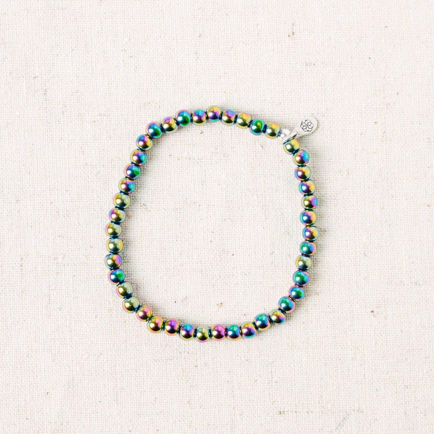 Rainbow Hematite Energy Bracelet by Tiny Rituals