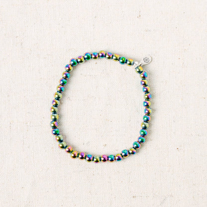 Rainbow Hematite Energy Bracelet by Tiny Rituals