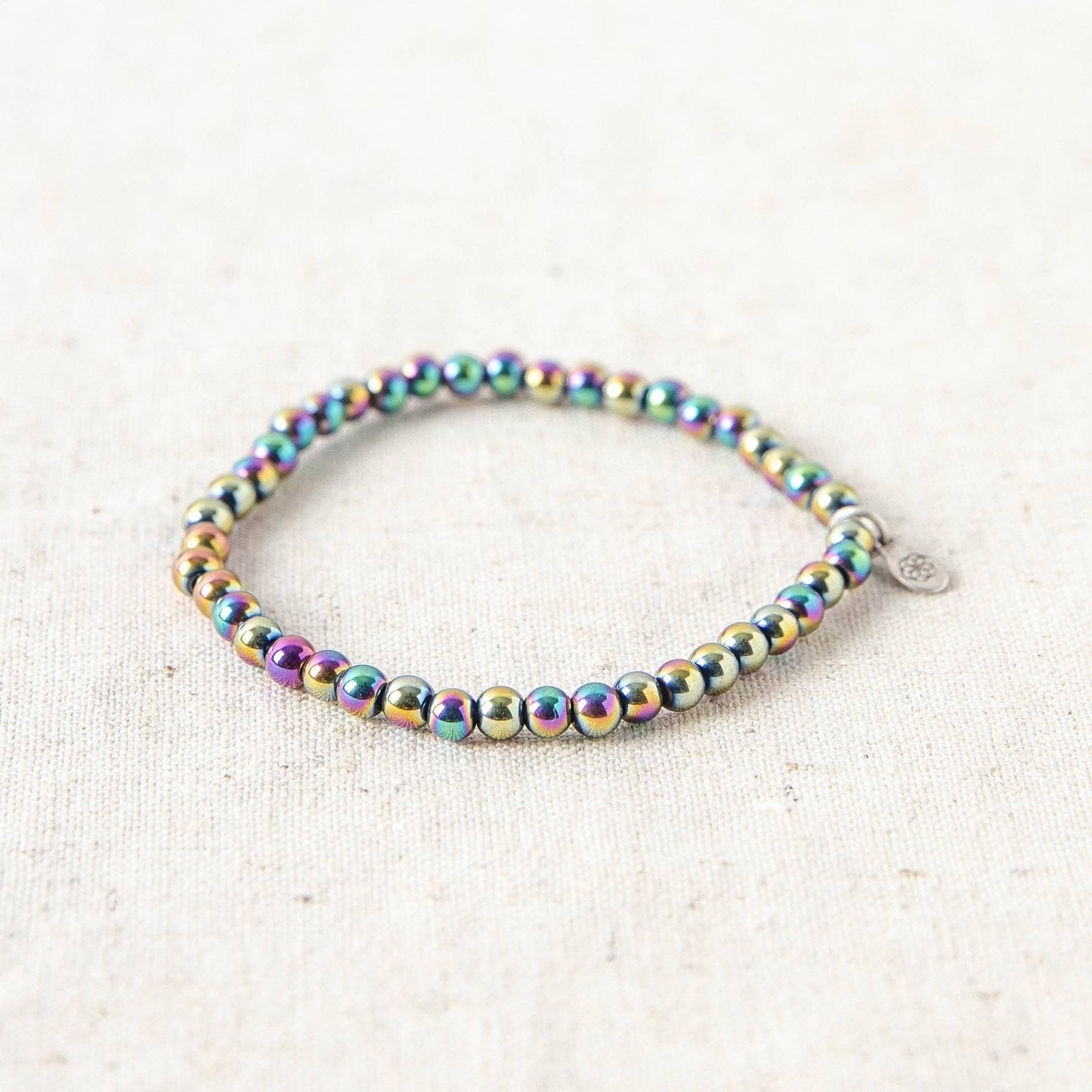 Rainbow Hematite Energy Bracelet by Tiny Rituals
