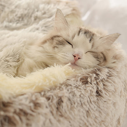 Cat & Dog Round Sleeping Bag Cave by PetWithMe